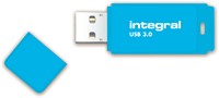USB stick 2.0 Integral 32GB neon blauw 1 Stuk-3