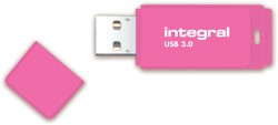 USB stick 3.0 Integral Neon USB-A 64GB roze 1 Stuk