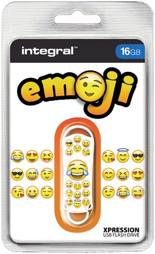 USB stick 2.0 Integral Xpression 16GB Emoji 1 Stuk-2