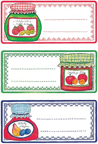 Etiket HERMA 3765 keuken weckpot 4 Vel