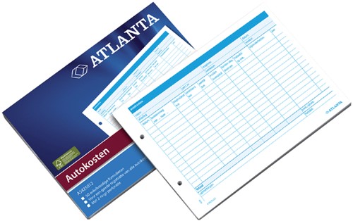Autokostenboek Djois Atl A5 wt 1 Stuk