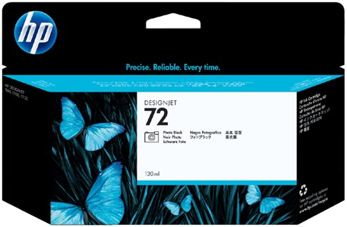 Inktcartridge HP C9370A 72 foto zwart 1 Stuk