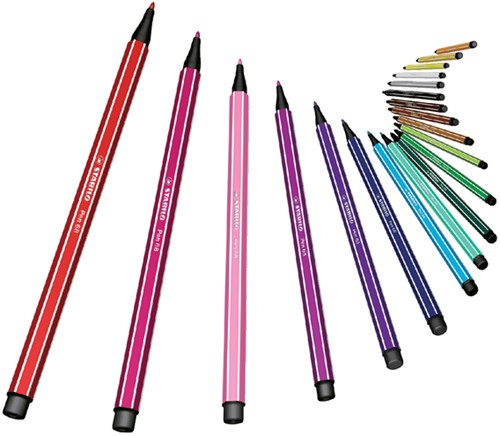 Viltstift STABILO Pen 68/29 M roze 1 Stuk-2
