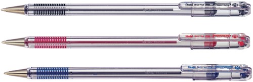 Balpen Pentel BK77 fijn zwart 1 Stuk-2