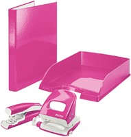 Brievenbak Leitz Wow A4 roze 1 Stuk-2