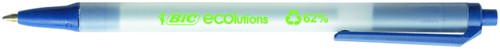 Balpen Bic ecolutions M blauw 1 Stuk