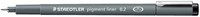 Fineliner Staedtler pigment 308 0.2mm zwart 1 Stuk