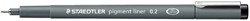 Fineliner Staedtler pigment 308 0.2mm zwart 1 Stuk