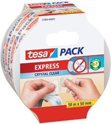Verpakkingstape tesapack Expr 50mx50mm handsch tr 1 Rol