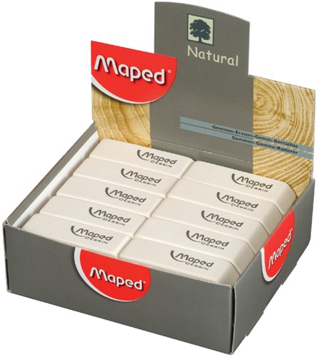 Gum Maped Dessin Medium wit 1 Stuk
