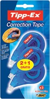 Correctietape Tipp-Ex zijwaarts 4.2mm 3 Stuk