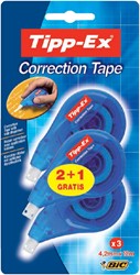 Correctietape Tipp-Ex zijwaarts 4.2mm 3 Stuk