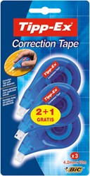 Correctietape Tipp-Ex zijwaarts 4.2mm 3 Stuk