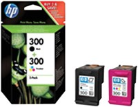 Inktcartridge HP CN637EE 300 zwart + kleur 2 Stuk-2
