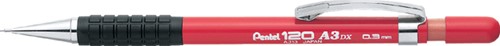Vulpotlood Pentel A313 HB 0.3mm rood 1 Stuk