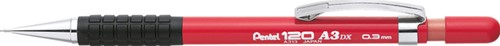 Vulpotlood Pentel A313 HB 0.3mm rood 1 Stuk