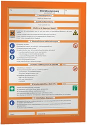 Duraframe Durable 487209 A4 oranje 2 stuks 2 Stuk