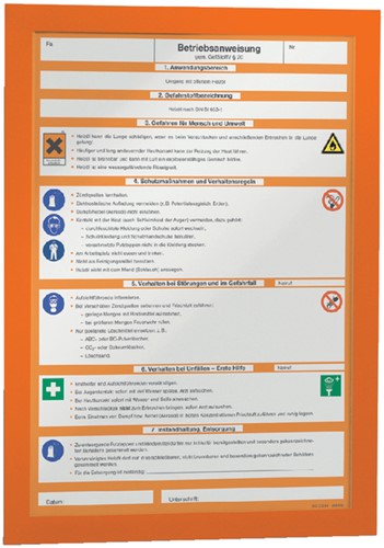 Duraframe Durable 487209 A4 oranje 2 stuks 2 Stuk