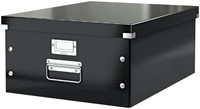 Opbergdoos Leitz WOW Click Store groot zwart 1 Stuk