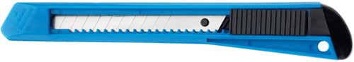Snijmes Westcott office 9mm schuif blauw 1 Stuk