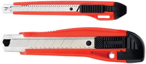 Snijmes Westcott premium 18mm schuif rood 1 Stuk-2