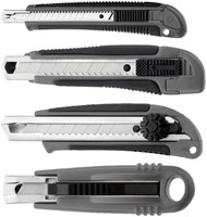 Snijmes Westcott professional 18mm schuif grijs/zw 1 Stuk-1