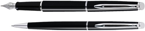 Balpen Waterman Hemisp CT M lak zwart 1 Stuk-2