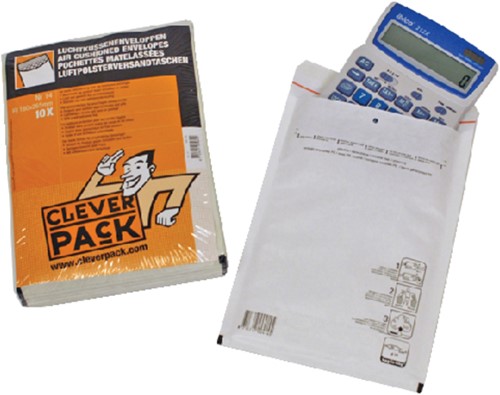 Envelop CleverPack Luchtkussen 14 200x275 wit 10 Stuk