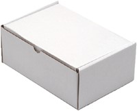 Postpakket CleverPack golf 220x160x90mm 5st wit 5 Stuk