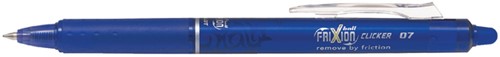 Rollerpen PILOT friXion clicker M blauw 1 Stuk