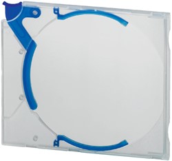 Cd opbergbox Quickflip standaard blauw 5 stuks 5 Stuk