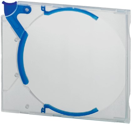 Cd opbergbox Quickflip standaard blauw 5 stuks 5 Stuk
