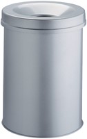 Papierbak+vlamdover VepaBins 15l rnd 26cm grijs 1 Stuk