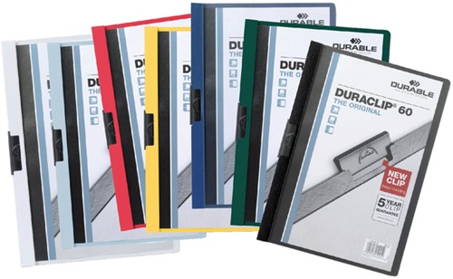 Klemmap Durable Duraclip A4 6mm 60v wt 1 Stuk-2