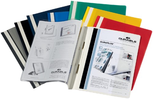 Snelhechtmap Durable Duraplus A4 wit 1 Stuk-3