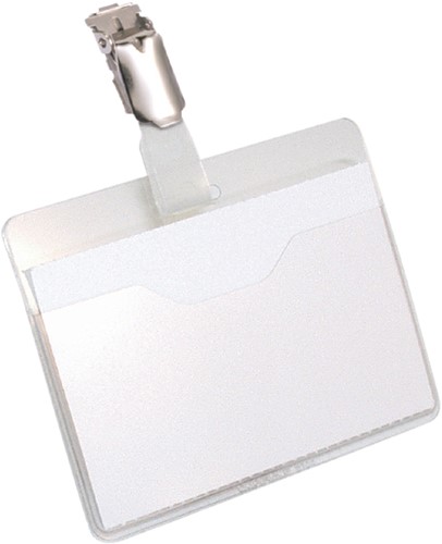 Badge Durable 8106 met clip liggend open 60x90mm 1 Stuk