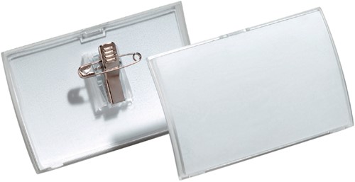 Badge Durable 8211 Click Fold combiklem 40x75mm 1 Stuk