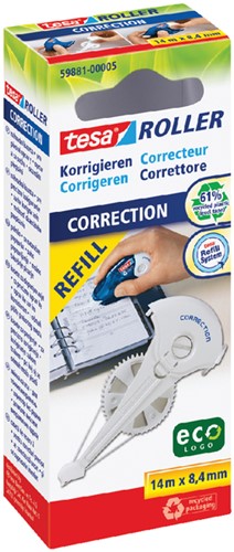 Correctietape navulling tesa eco 8.4mm hangdoosje 1 Stuk