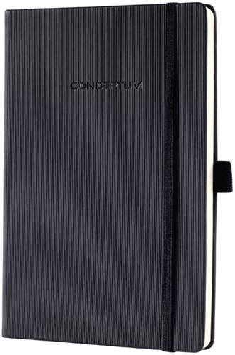 Notitieboek Sigel Conceptum A6 lijn zwart 1 Stuk