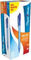 Balpen Papermate Inkjoy 100 RT M blauw 1 Stuk-3