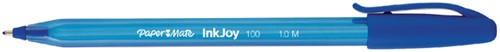 Balpen Papermate Inkjoy 100 M blauw 1 Stuk