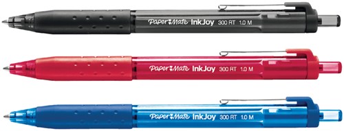 Balpen Papermate Inkjoy 300 RT M blauw 1 Stuk-3