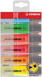 Markeerstift STABILO BOSS 70/6 6st assorti 6 Stuk