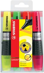 Markeerstift STABILO Luminator XT 71/4 4st assorti 4 Stuk