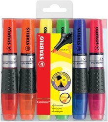 Markeerstift STABILO Luminator XT 71/6 6st assorti 6 Stuk
