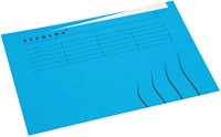 Vouwmap Secolor tabrand A4 recy karton 250gr bl 1 Stuk