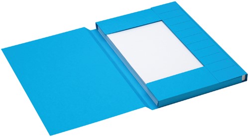 Dossiermap Secolor folio 3kl recy karton 250gr bl 1 Stuk