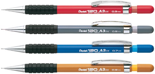 Vulpotlood Pentel A317 HB 0.7mm blauw 1 Stuk-2
