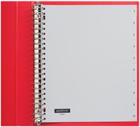 Tabblad Quantore A4 23r pp 1-10 extra breed grijs 1 Set