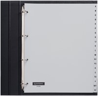 Tabblad Quantore A4 4r pp a-z extra breed grijs 1 Set-2